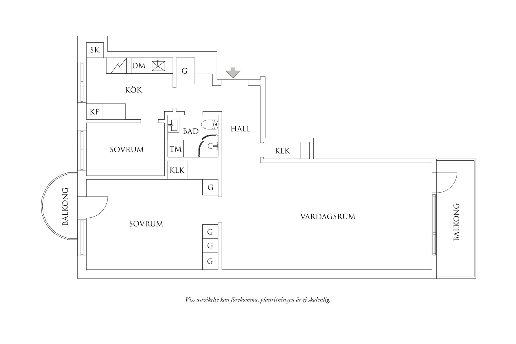Planritning 1 Lemansgatan 10