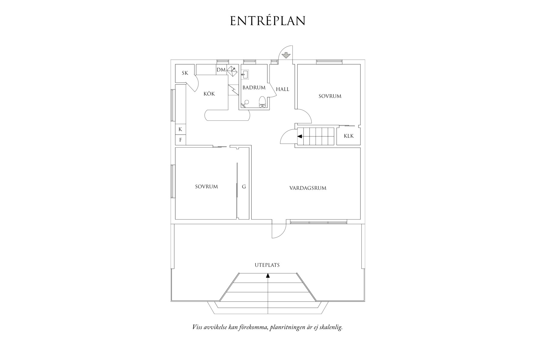 Planritning 1 Bronsyxegatan 6