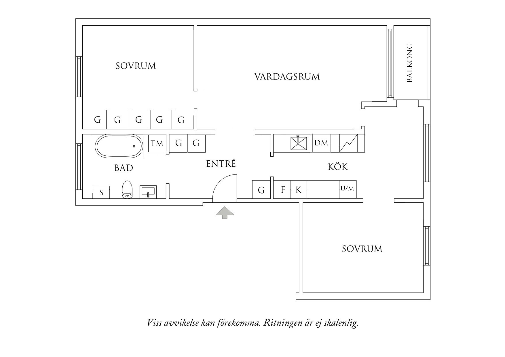 Planritning 1 Beryllgatan 36