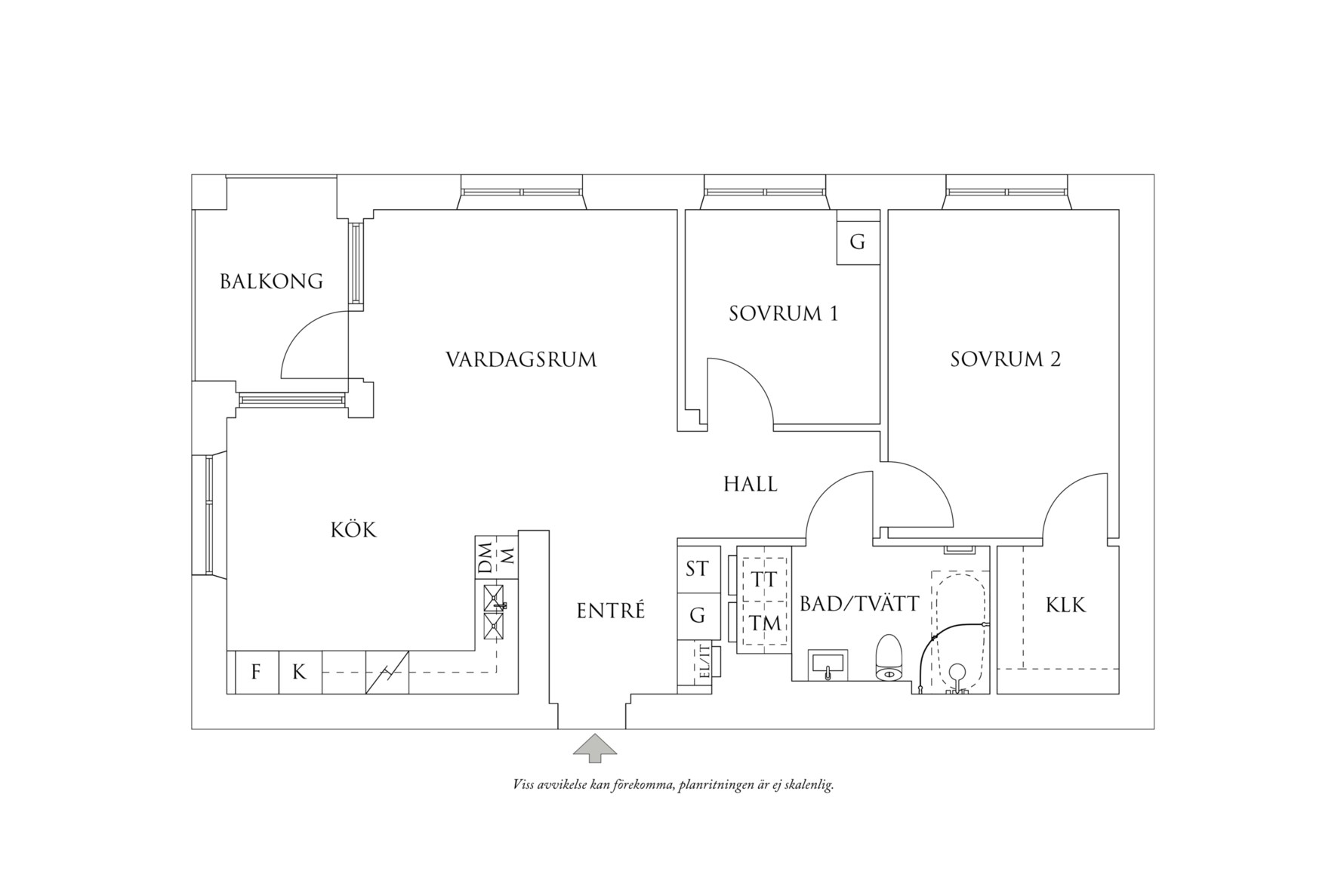 Planritning 1 Walter Bengtssons Gata 18