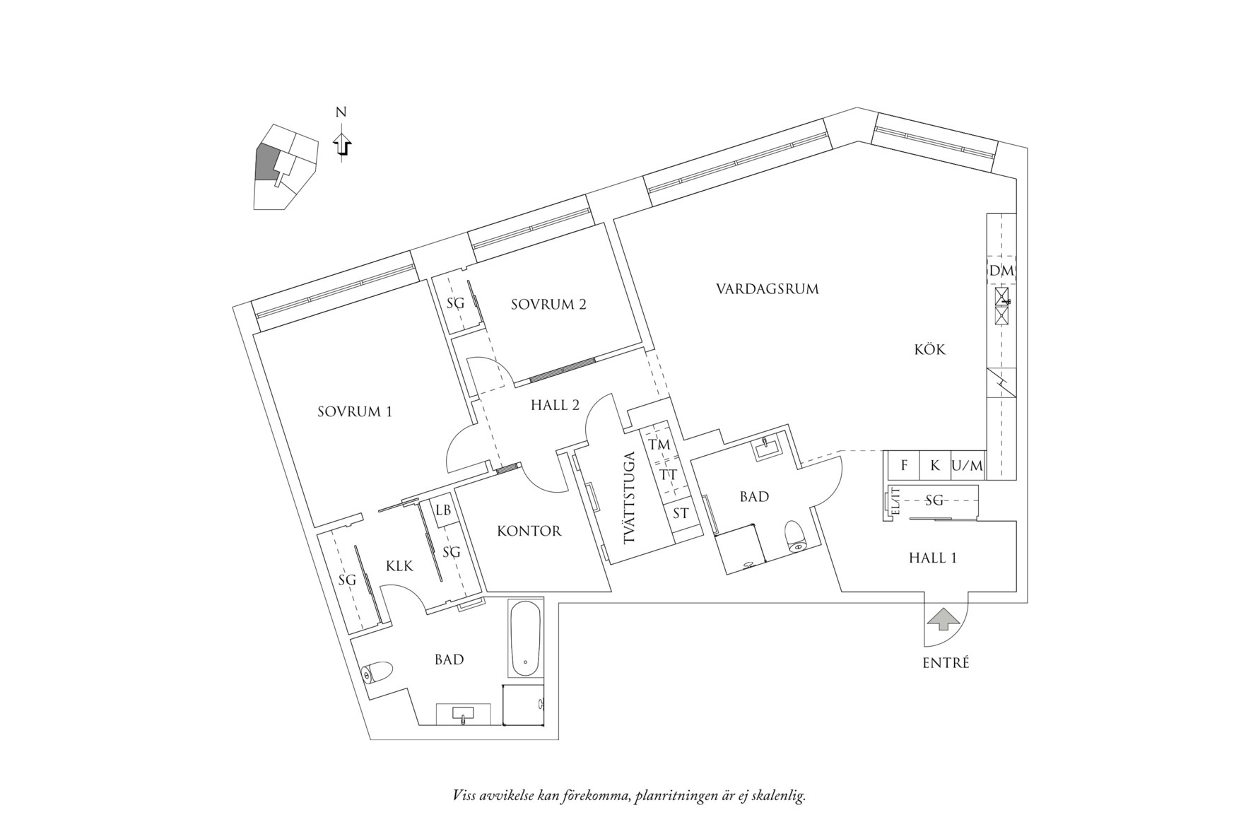 Planritning 1 Bratteråsgatan 40