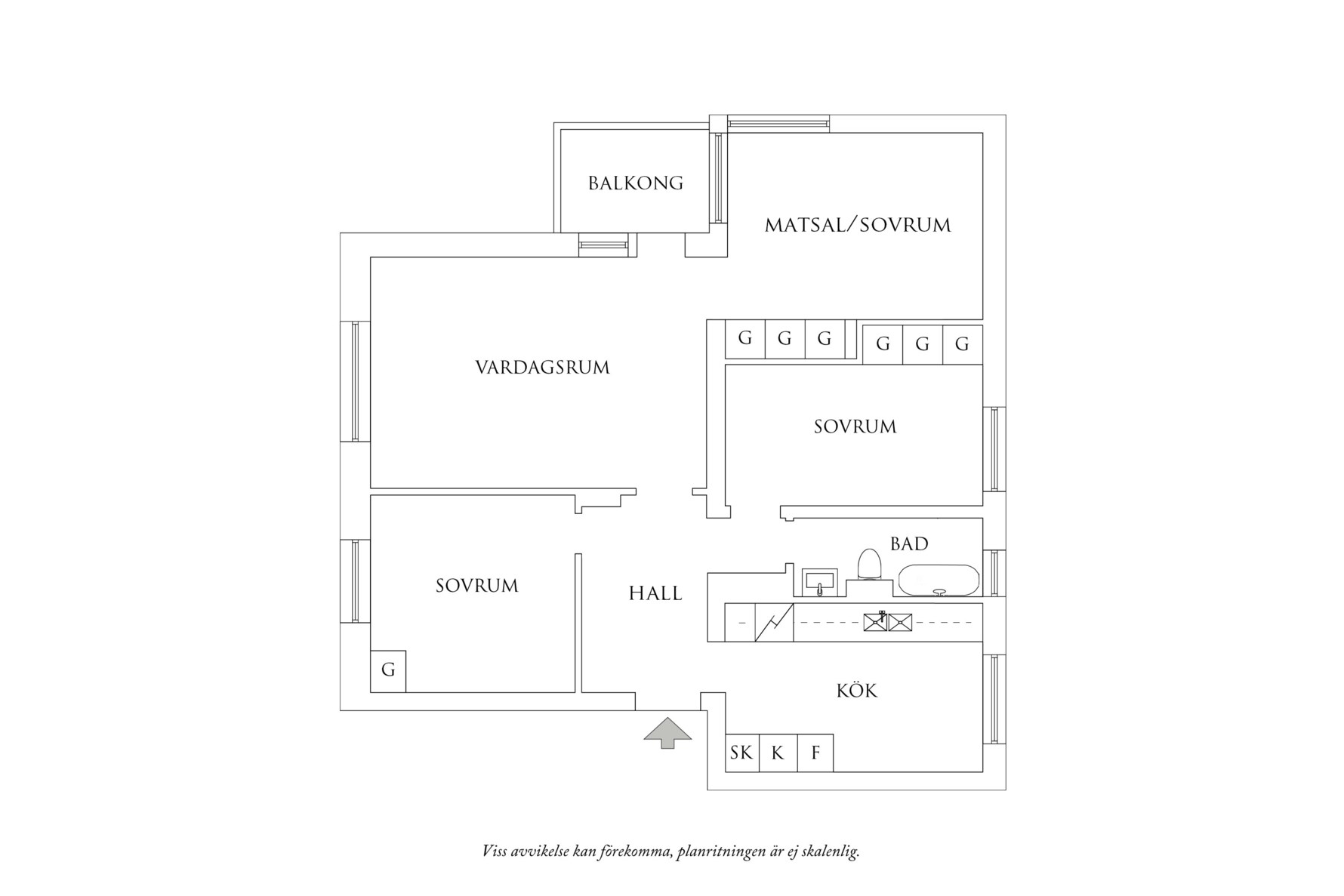 Planritning 1 Silvermyntsgatan 32