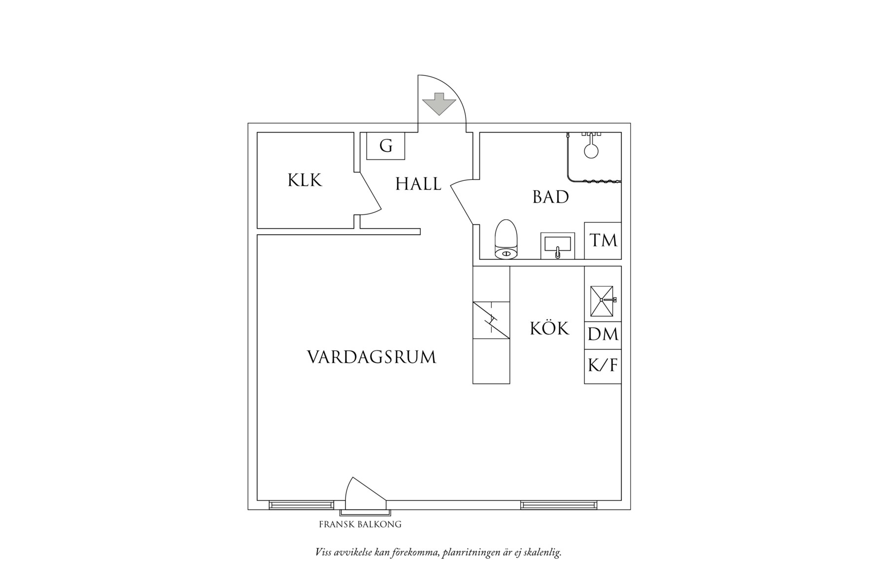 Planritning 1 Ostgatan 2