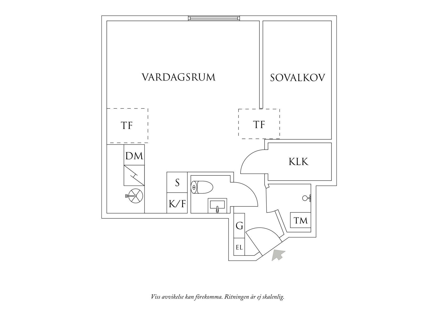 Planritning 1 Utlandagatan 16