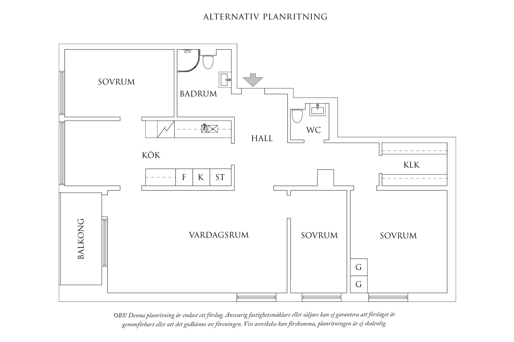 Planritning 2 Gröna gatan 49