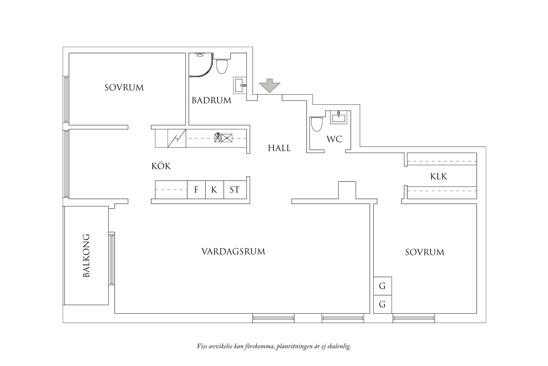 Planritning 1 Gröna gatan 49