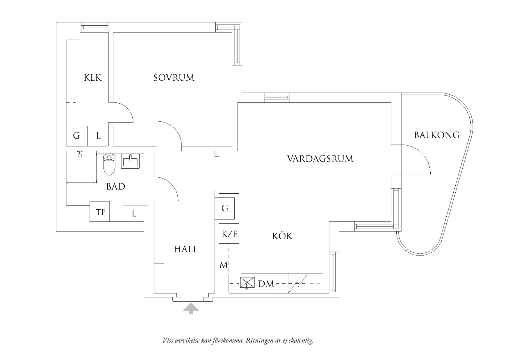 Planritning 1 Spånkullen 5