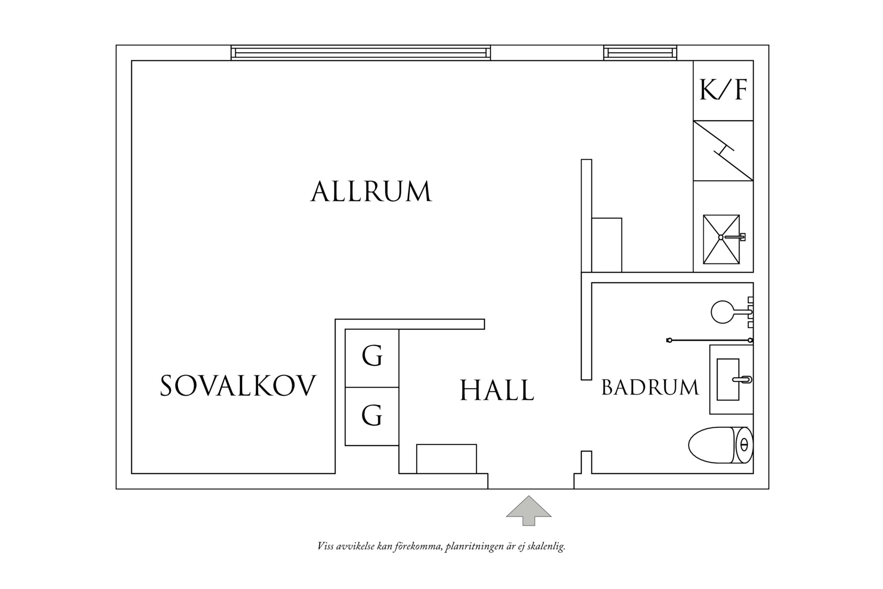 Planritning 1 Doktor Hjorts gata 1C