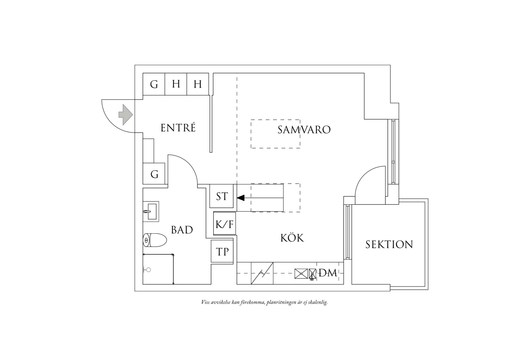 Planritning 1 A R Lorents Gata 75
