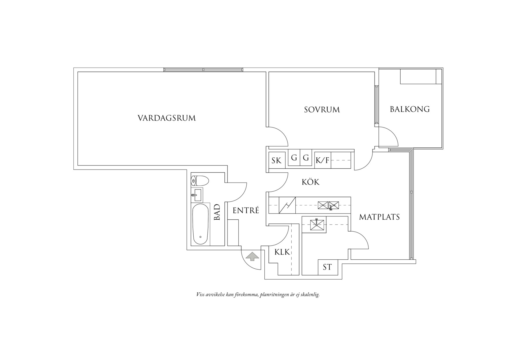 Planritning 1 Mattssonsliden 16