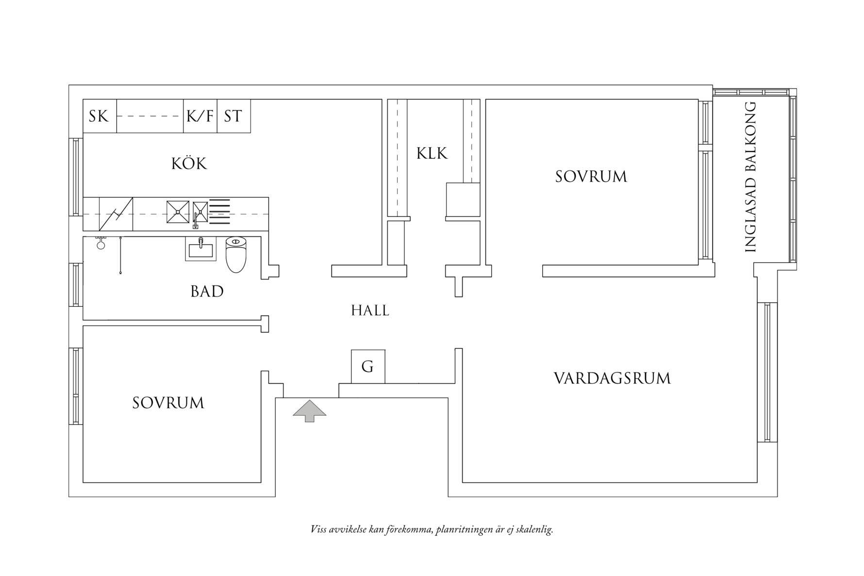 Planritning 1 Musikvägen 38