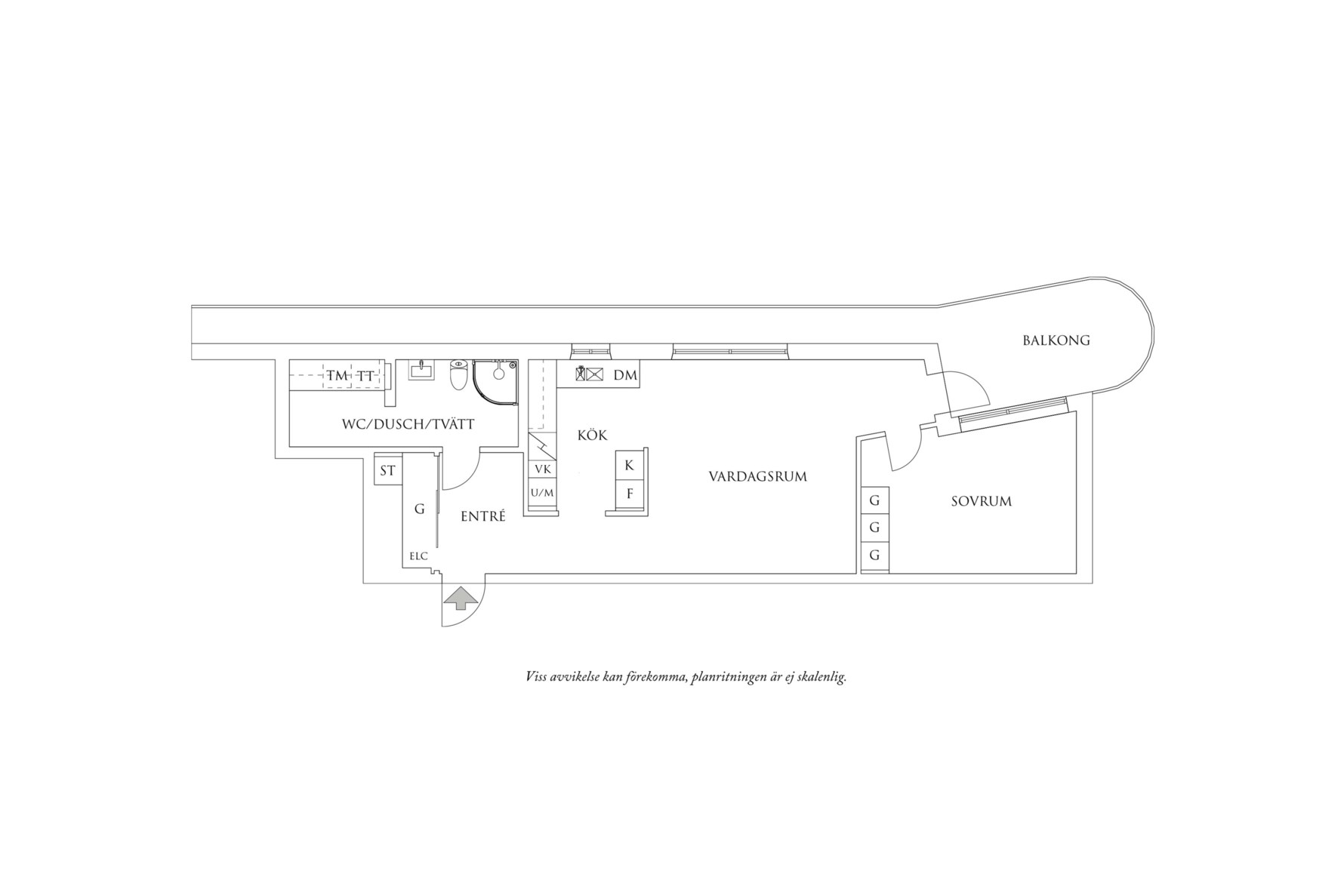 Planritning 1 Frida Hjertbergs Gata 1