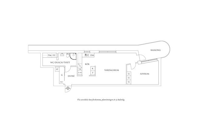 Planritning 1 Frida Hjertbergs Gata 1