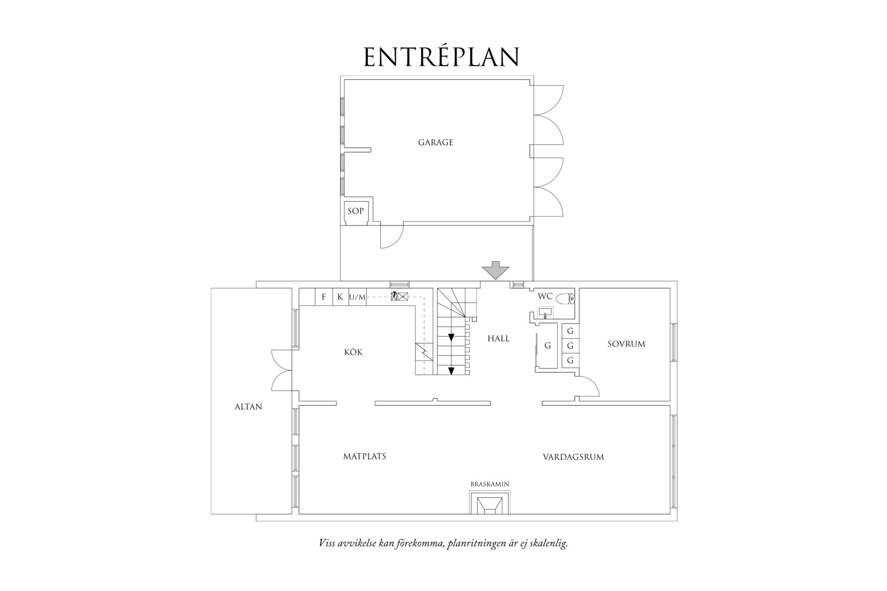 Planritning 1 Håkansdal 104