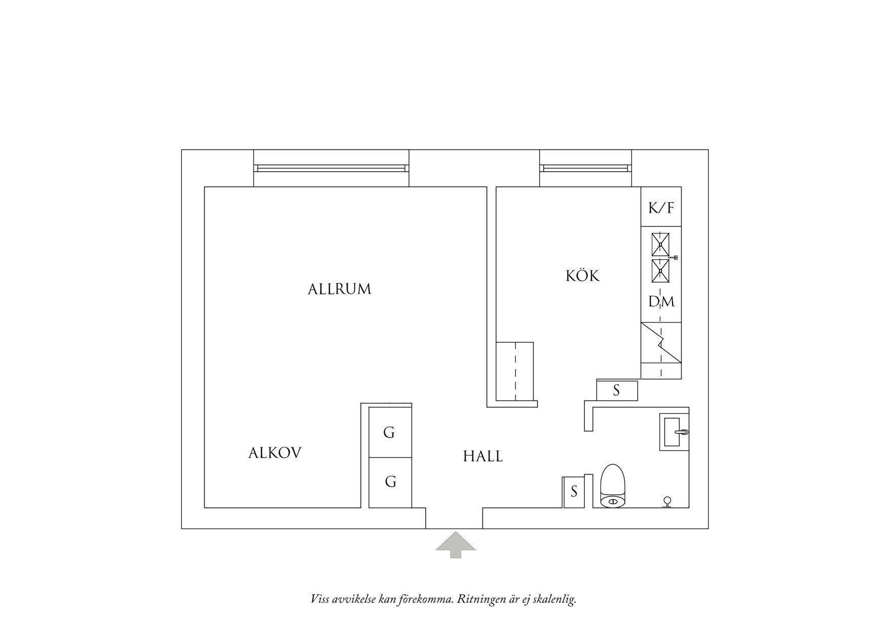 Planritning 1 Olof Rudbecksgatan 15