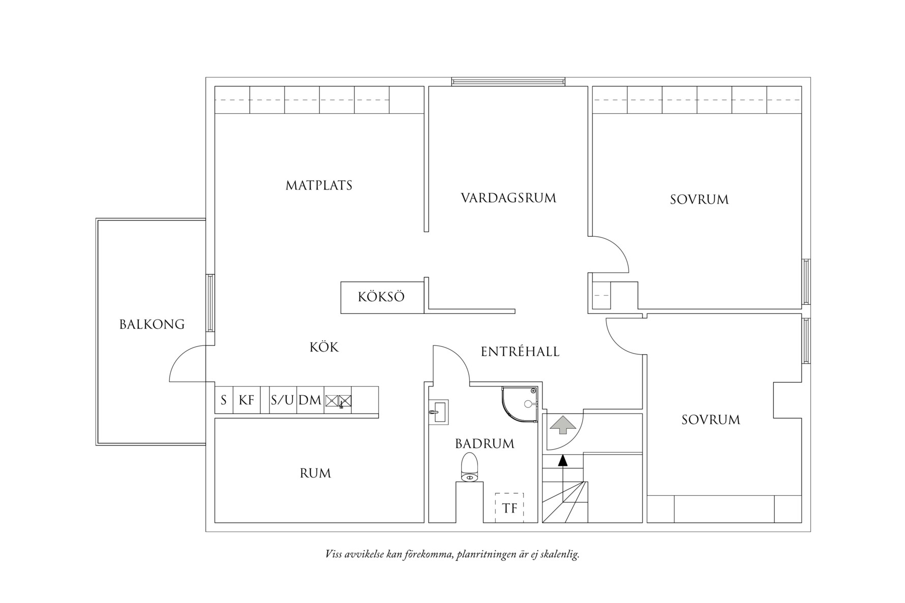 Planritning 1 Sörgårdsgatan 29