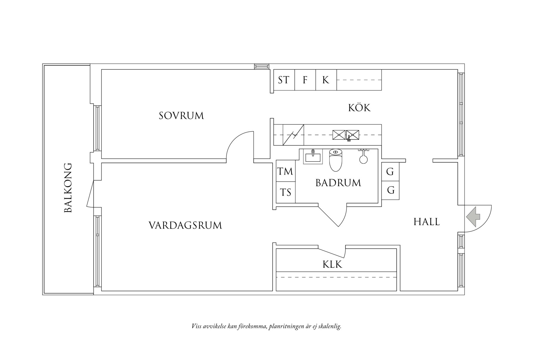 Planritning 1 Odens Väg 48G