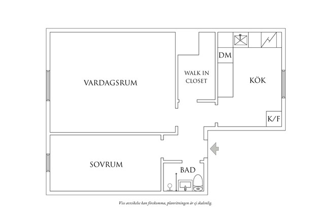 Planritning 1 Lammelyckan 9B