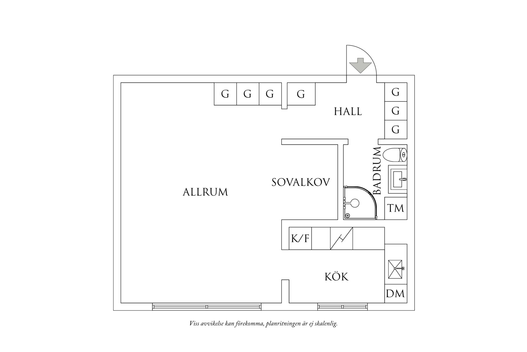 Planritning 1 Getekullsvägen 11