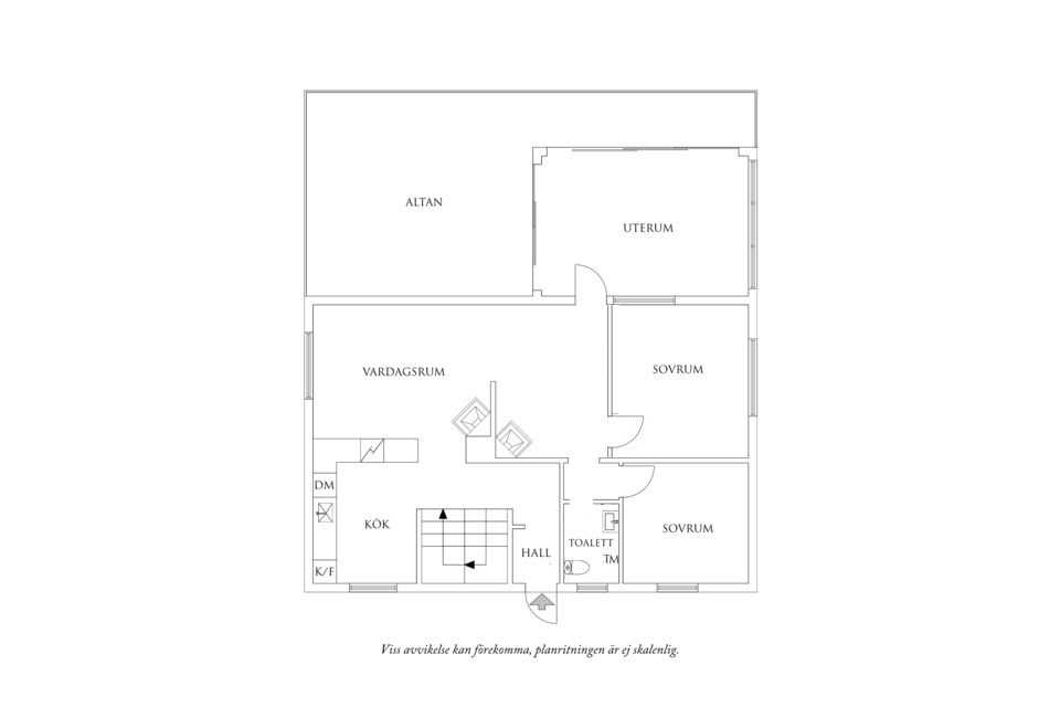 Planritning 1 Ängstuvevägen 12