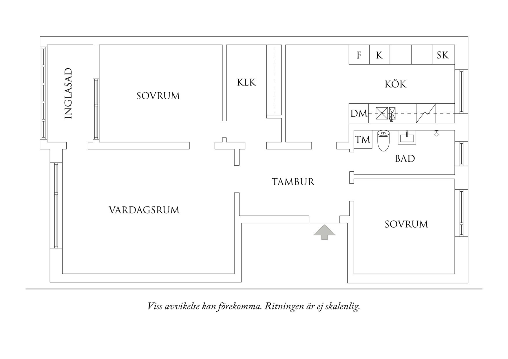 Planritning 1 Musikvägen 38