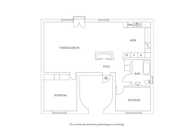 Planritning 1 Göketorpsgatan 28A