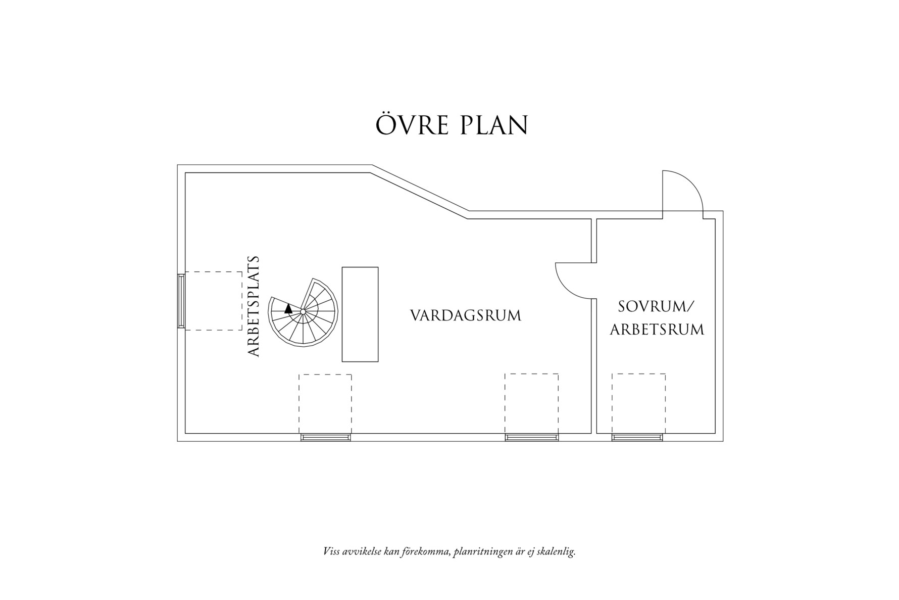 Planritning 3 Storkgatan 6F