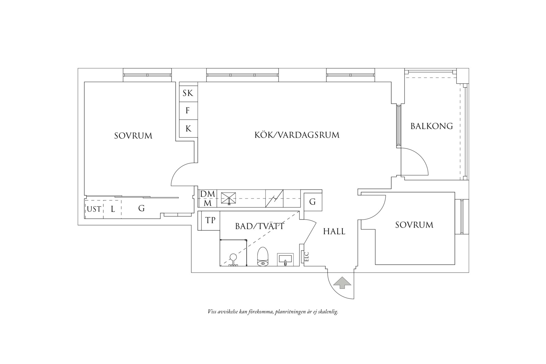 Planritning 1 Walter Bengtssons Gata 7