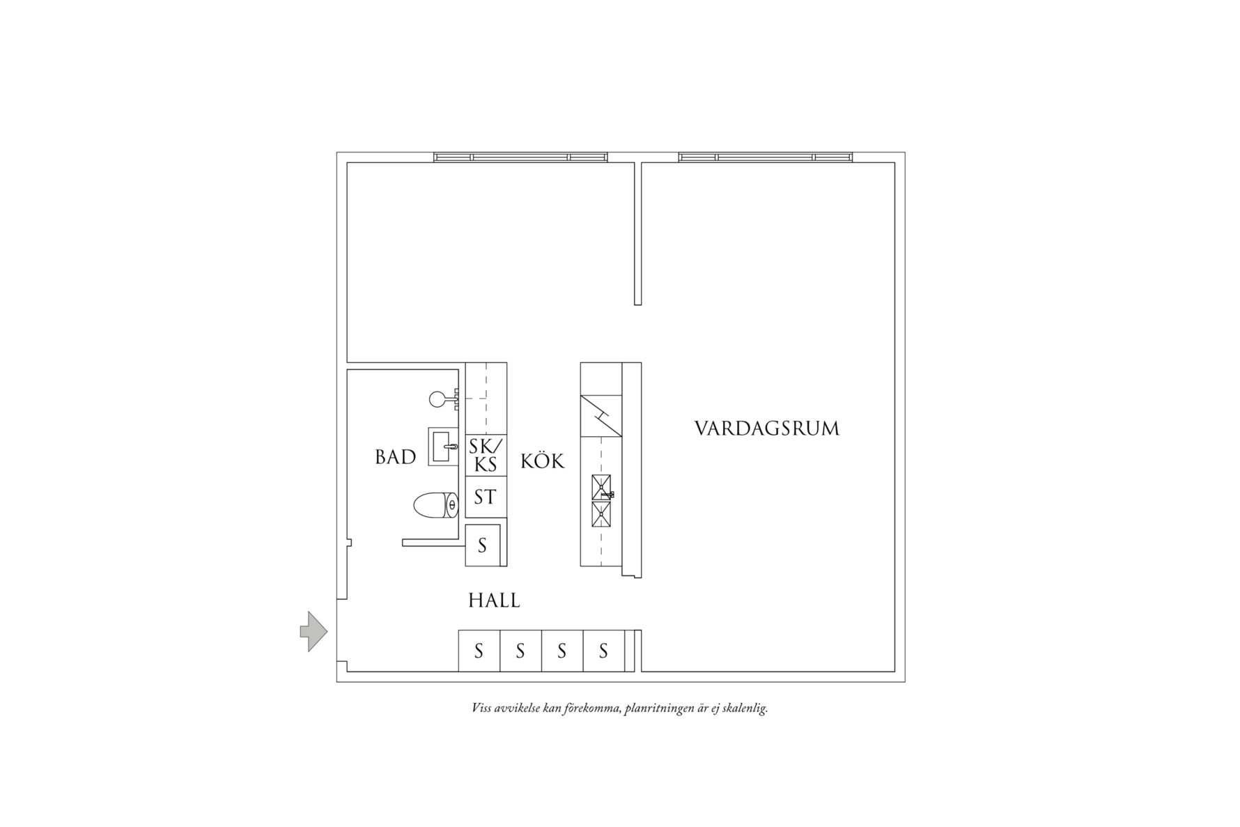 Planritning 1 Rangströmsliden 7