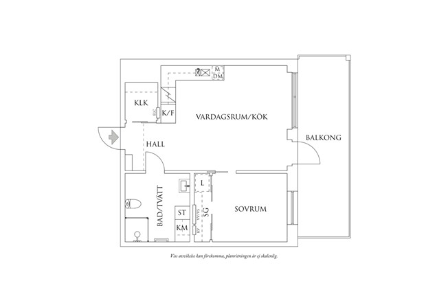 Planritning 1 Hansagatan 15
