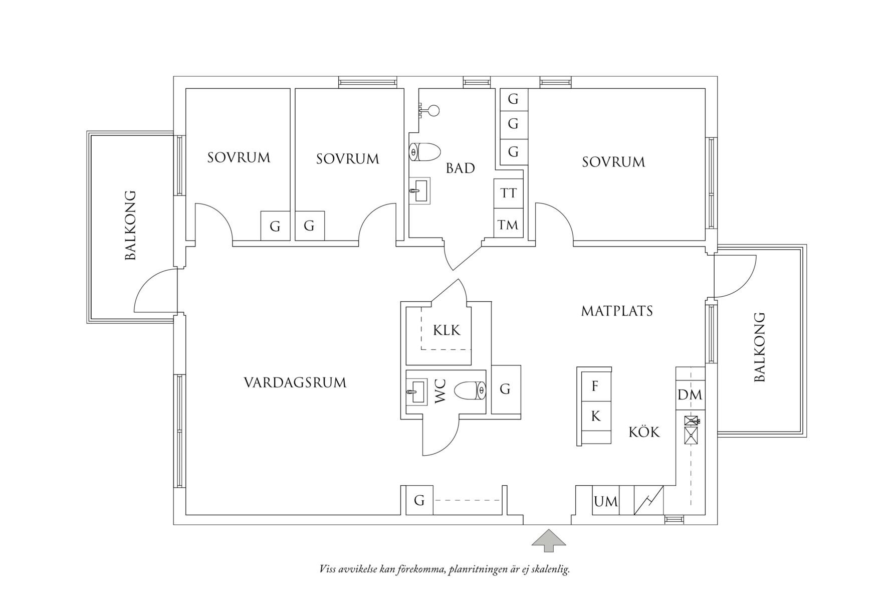 Planritning 1 Kärralundsgatan 8