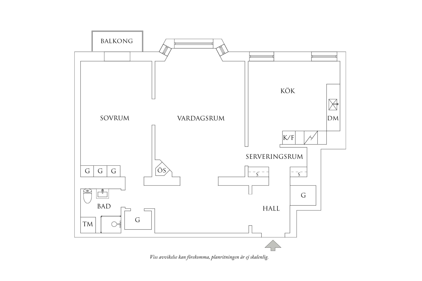 Planritning 1 Burgårdsgatan 12