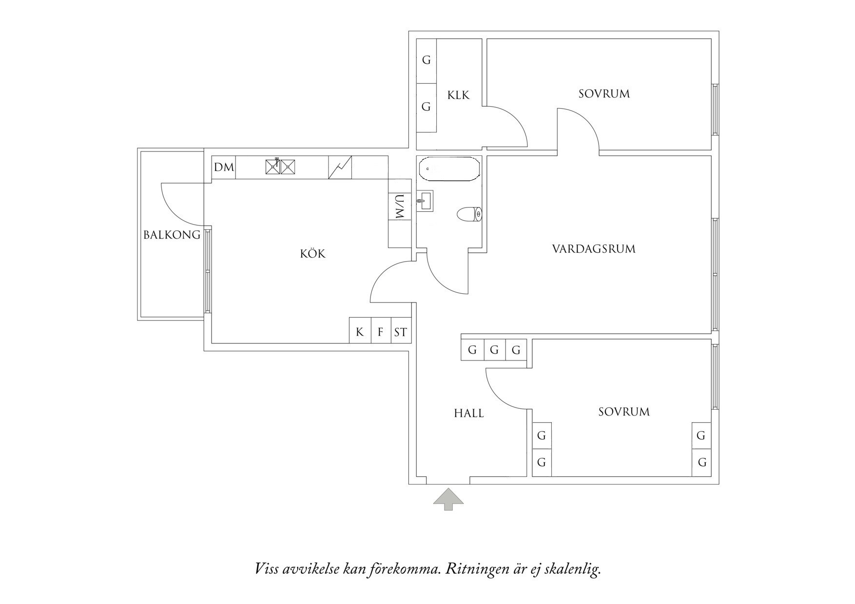 Planritning 1 Nordostpassagen 19