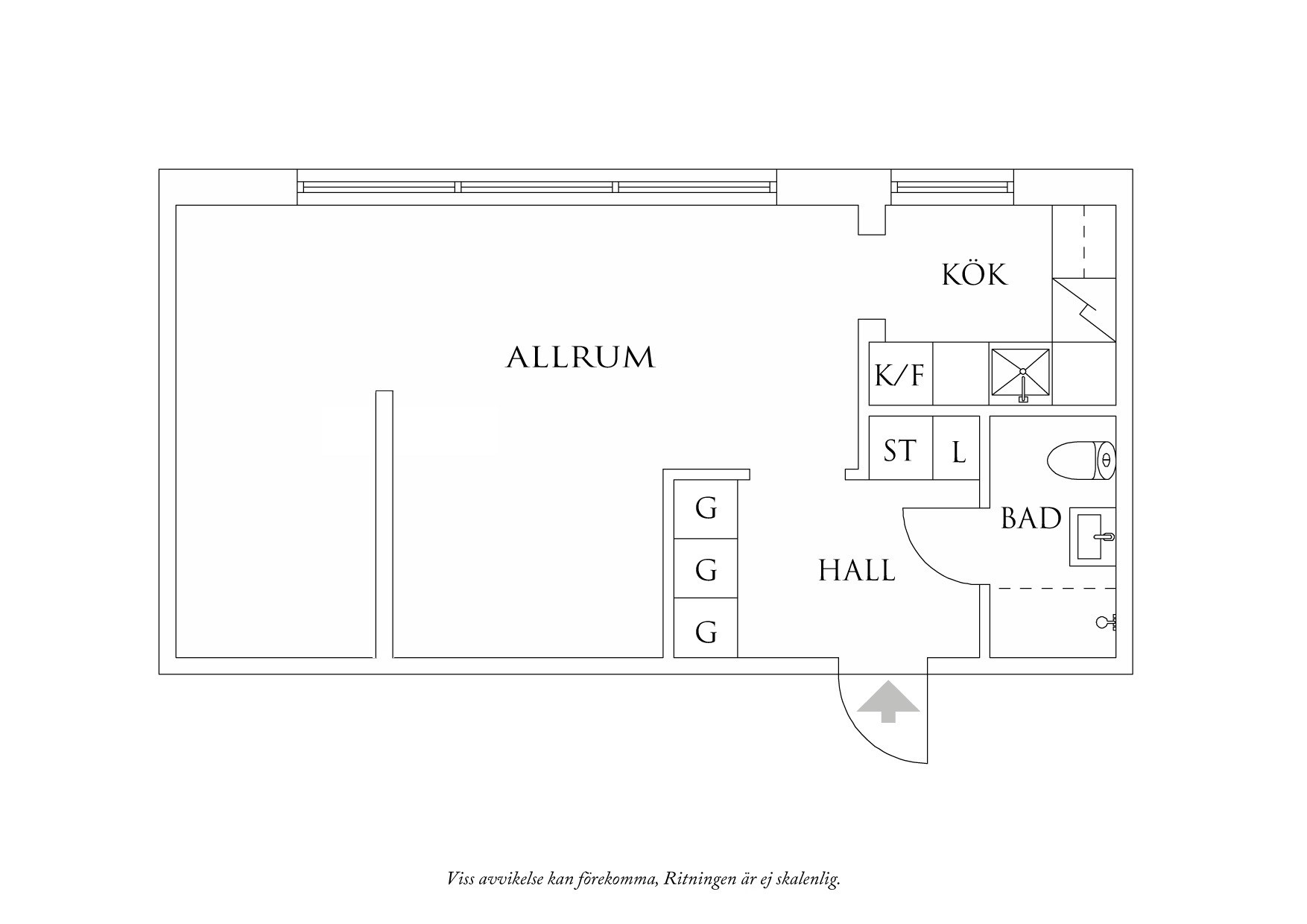 Planritning 1 Vattugatan 1