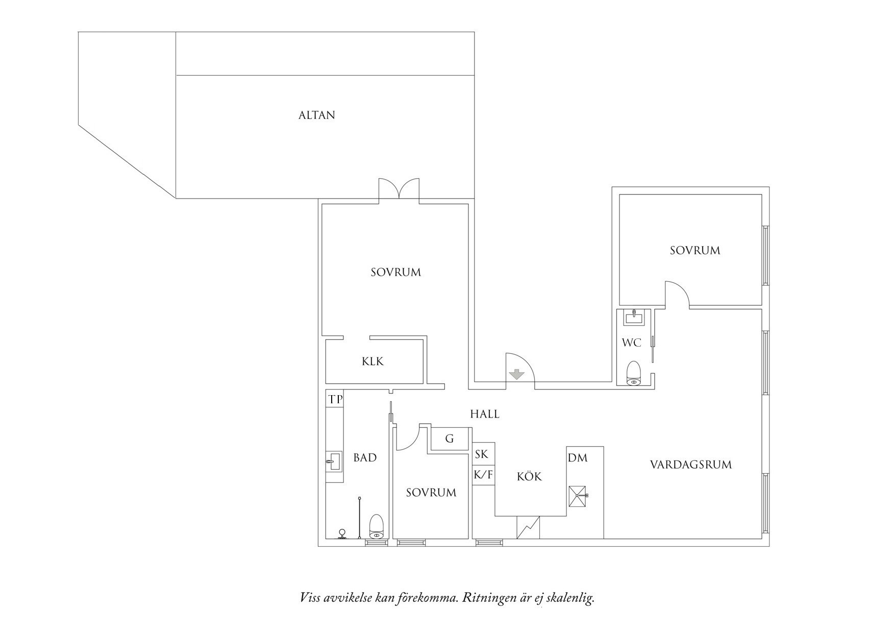 Planritning 1 Annexgatan 3