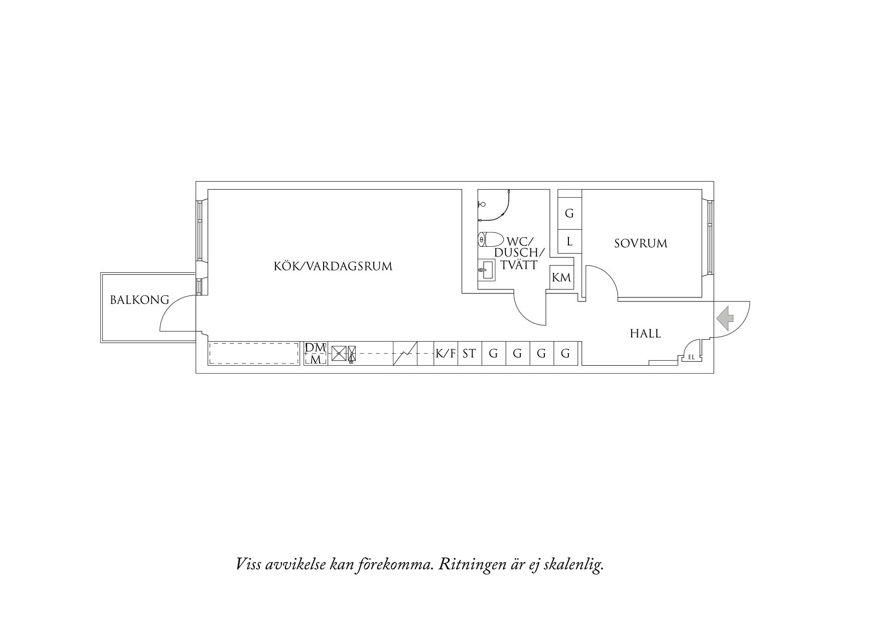 Planritning 1 Ebbe Lieberathsgatan 16A