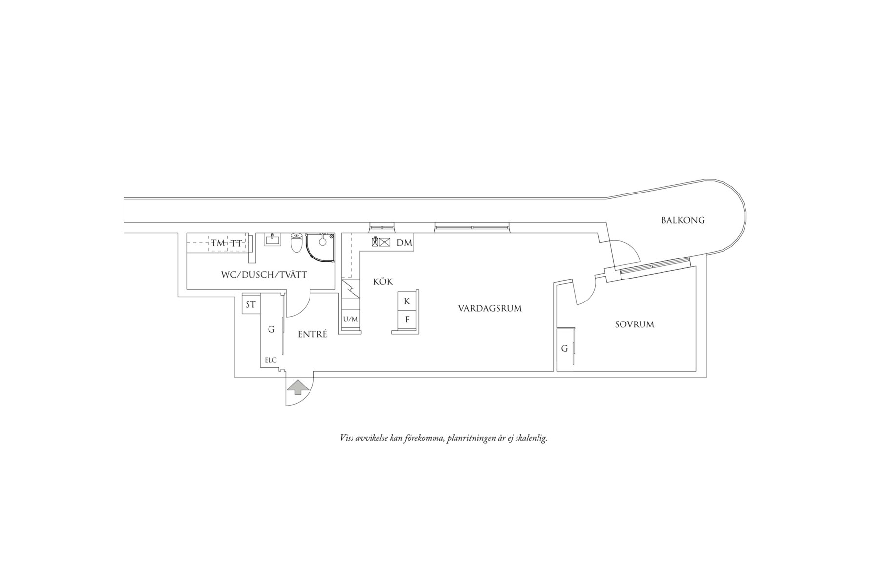 Planritning 1 Frida Hjertbergs Gata 1