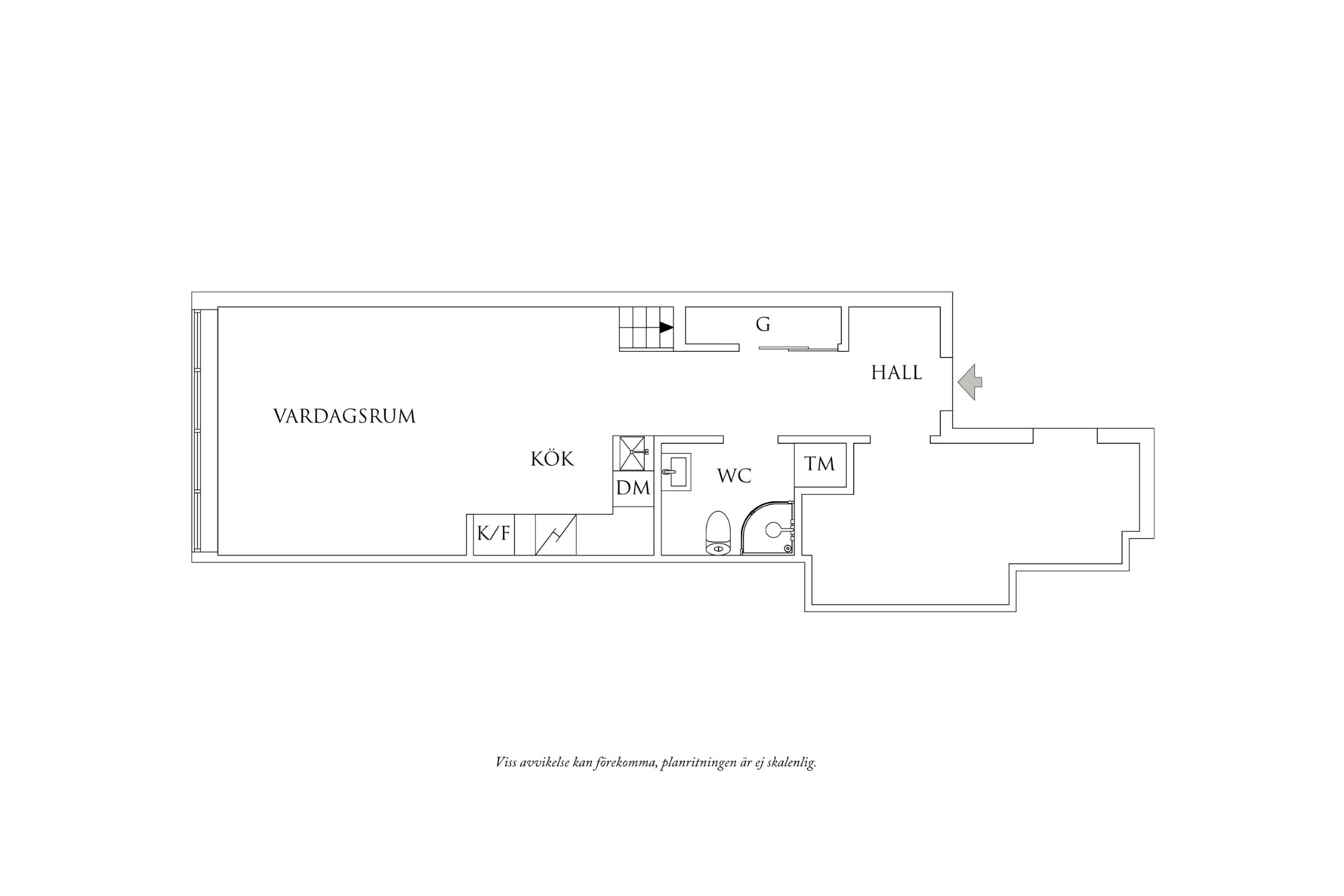 Planritning 1 Viktoriagatan 19