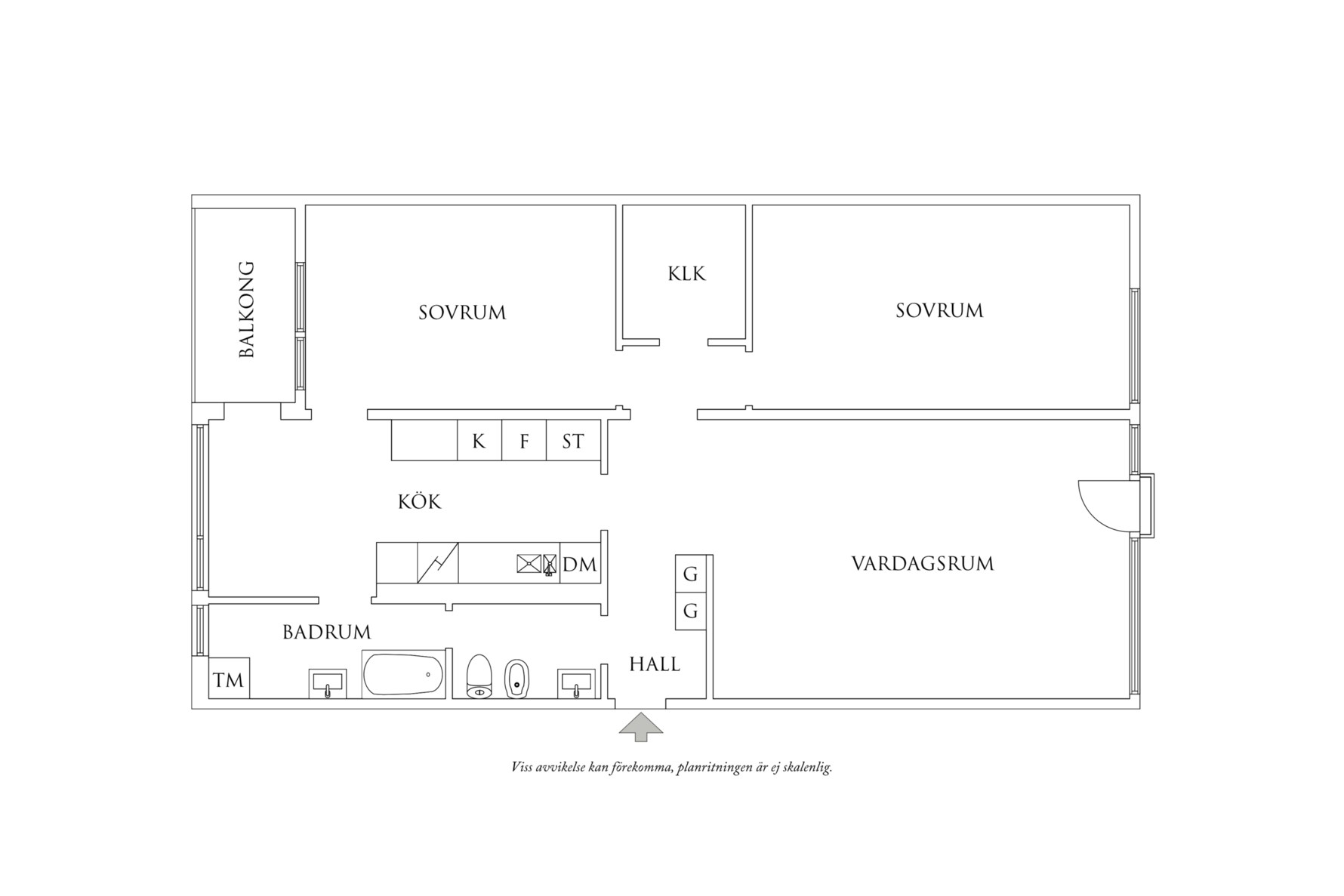 Planritning 1 Nordostpassagen 55