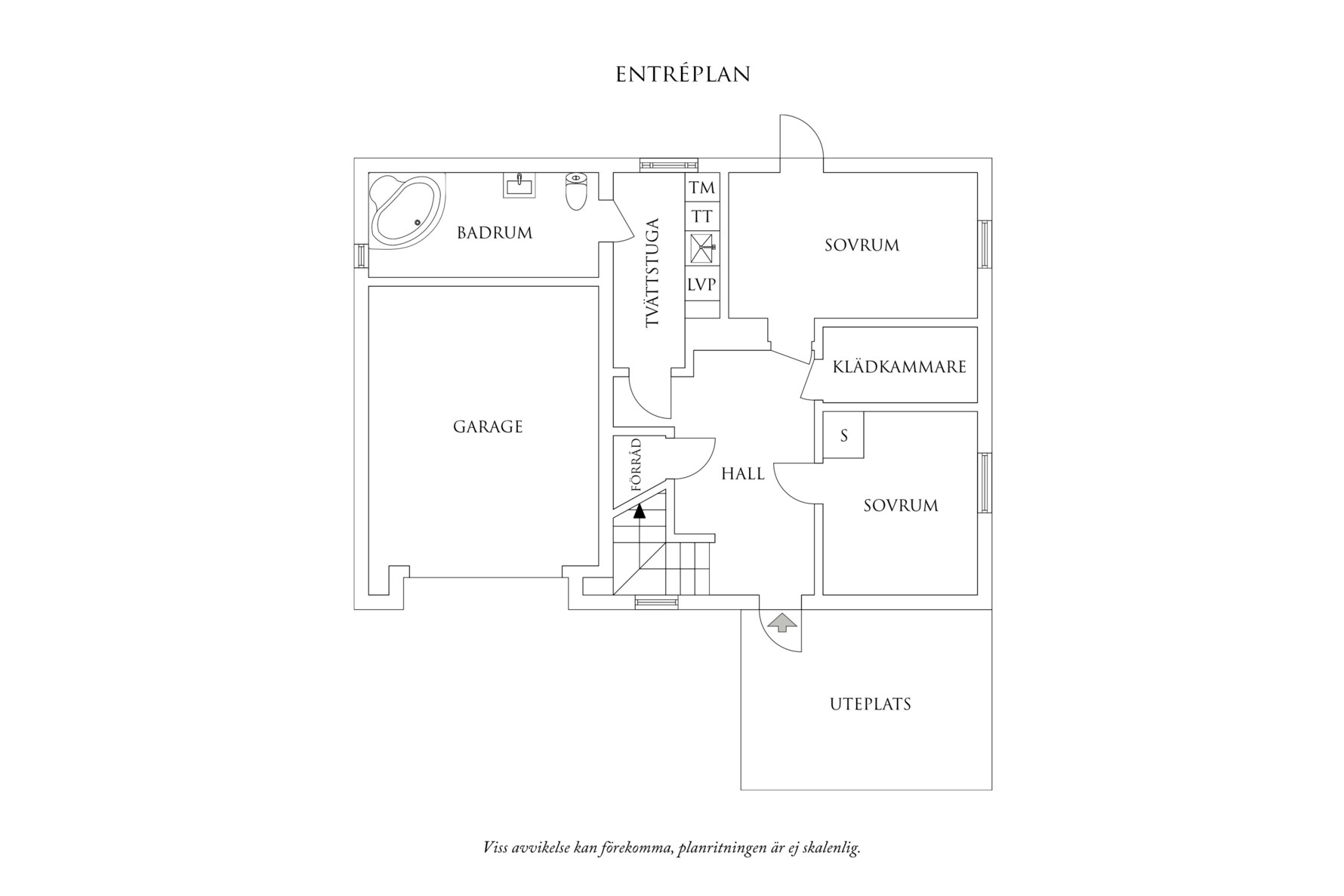 Planritning 1 Backatorpsvägen 4