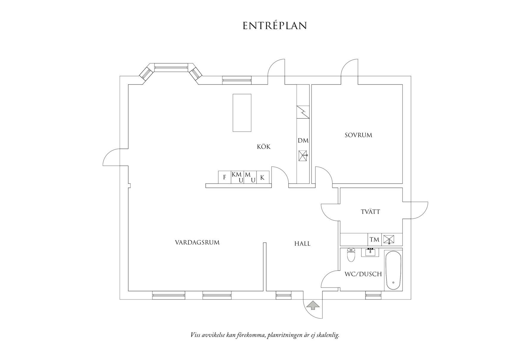 Planritning 1 Bitenvägen 9