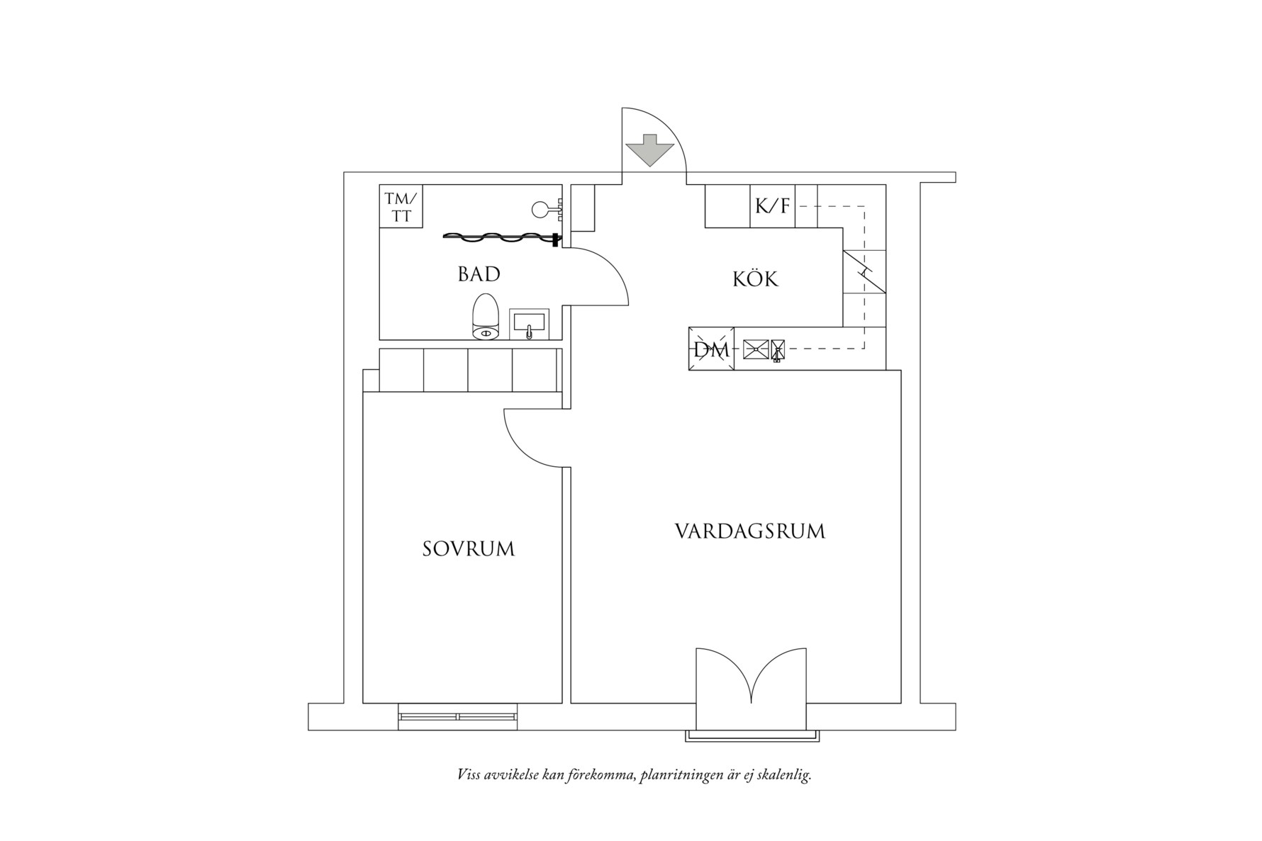 Planritning 1 Besebäcksstigen 3