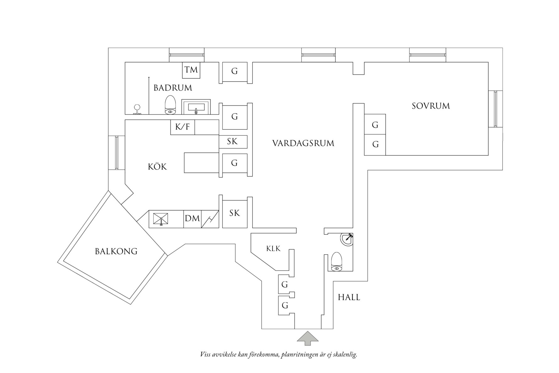 Planritning 1 Carlandersplatsen 6