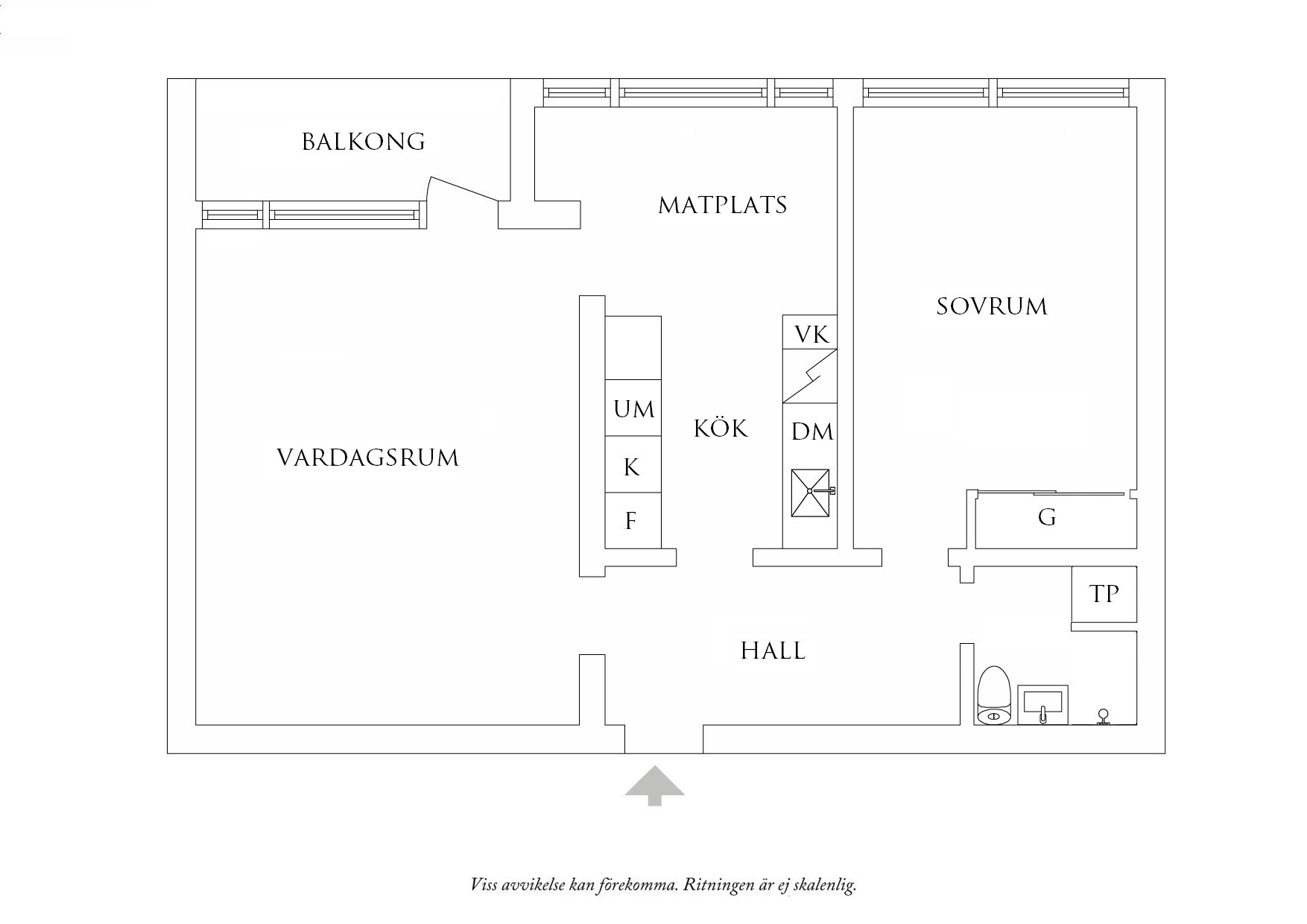 Planritning 1 Klostergången 13