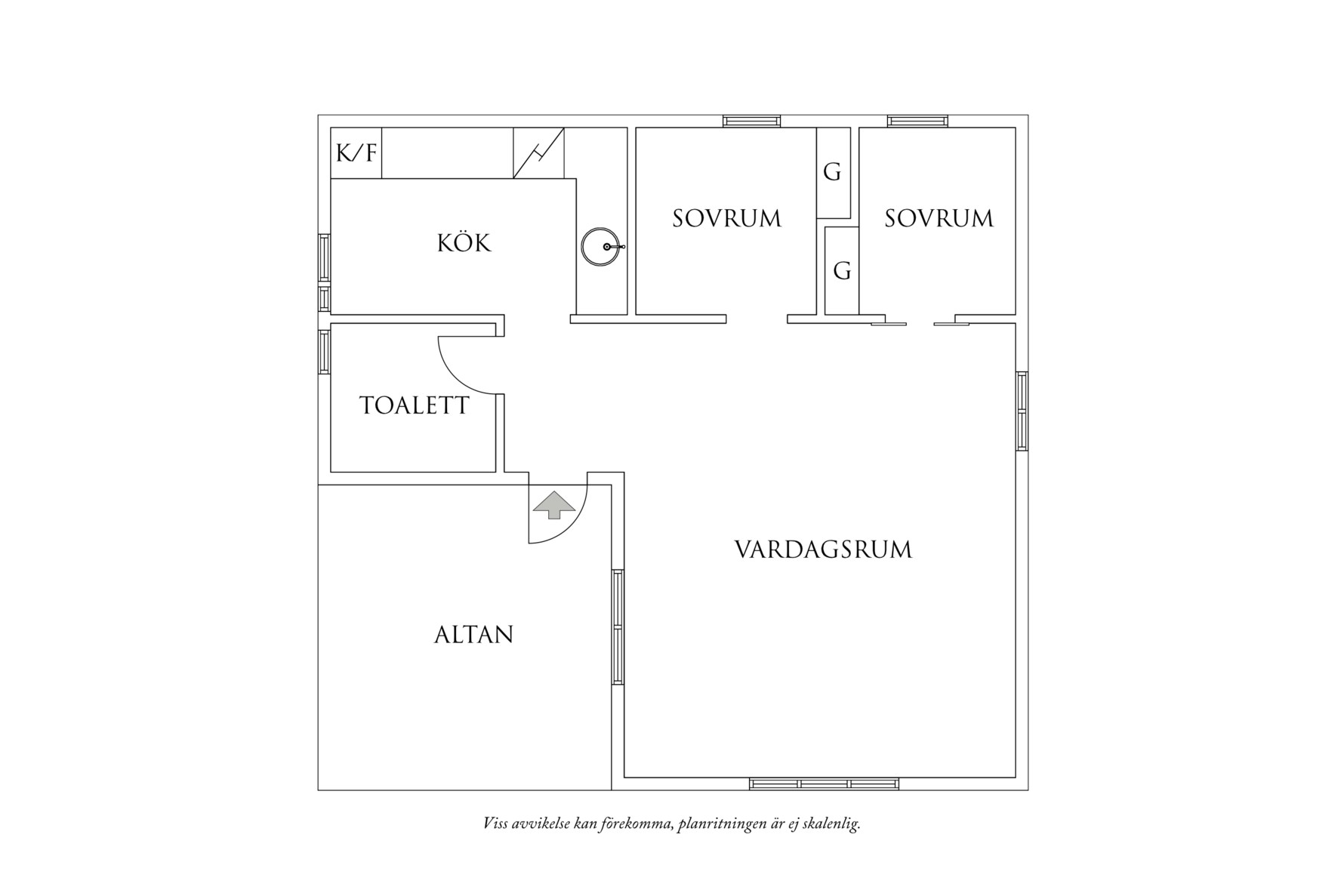 Planritning 1 Strömsdalsvägen 30
