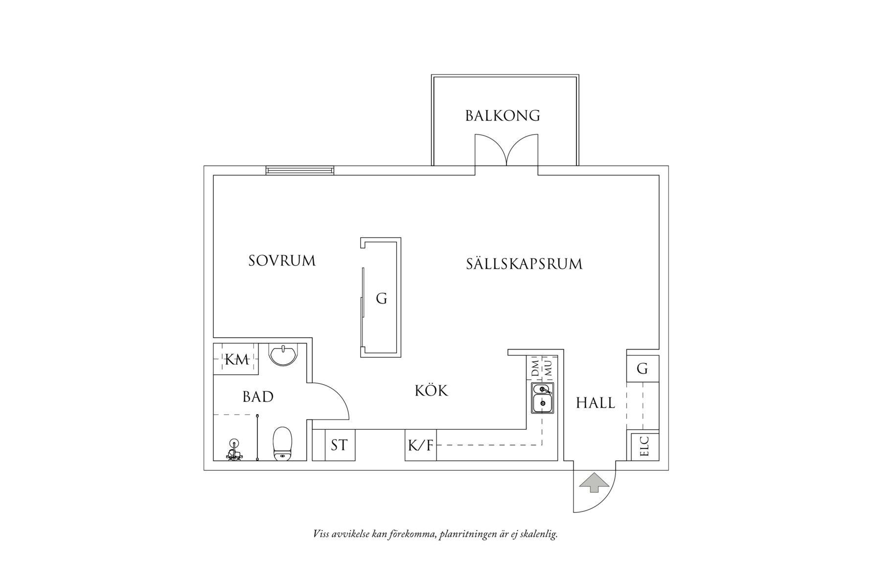 Planritning 1 Bratteråsgatan 66