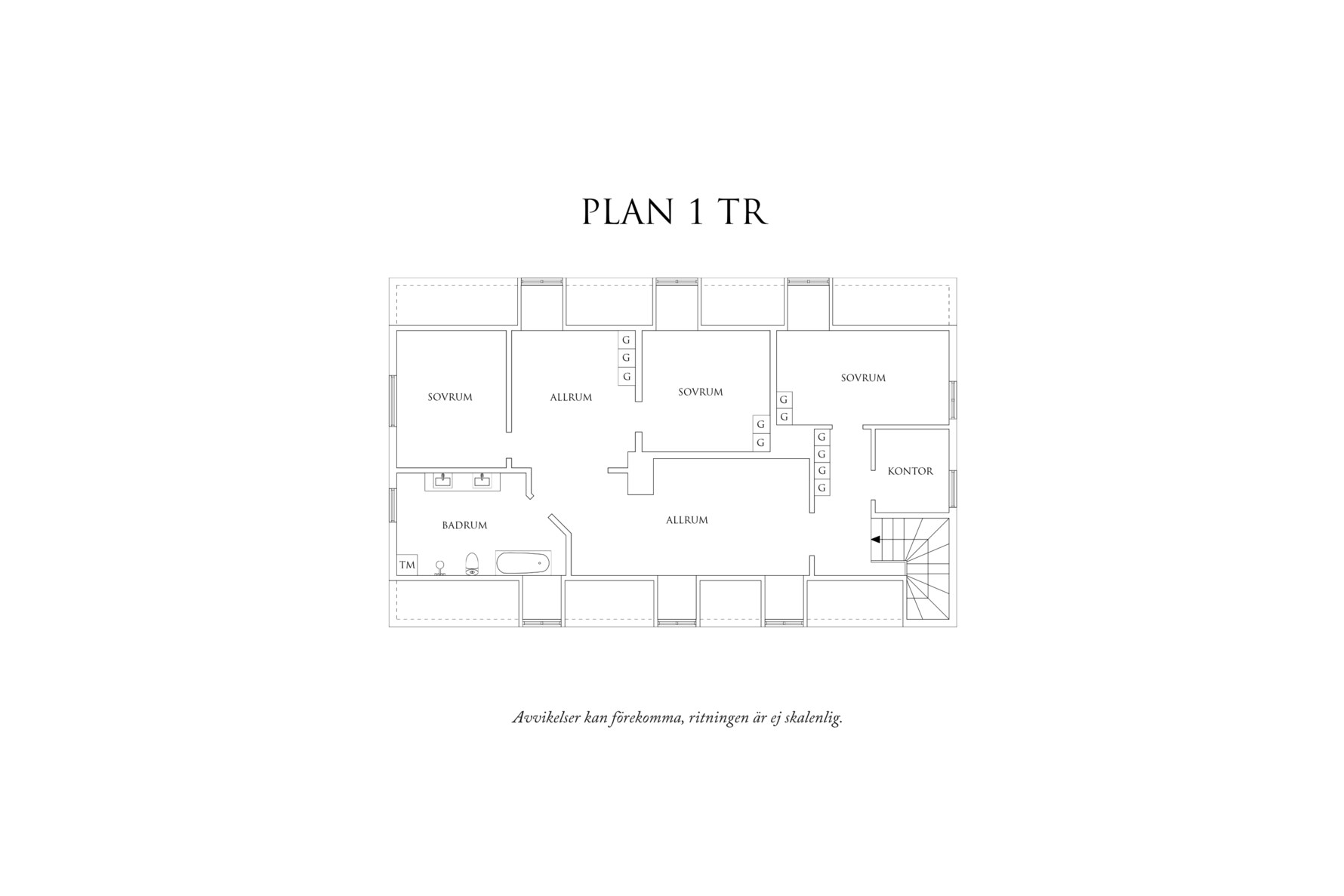 Planritning 2 Slätthultsvägen 101B