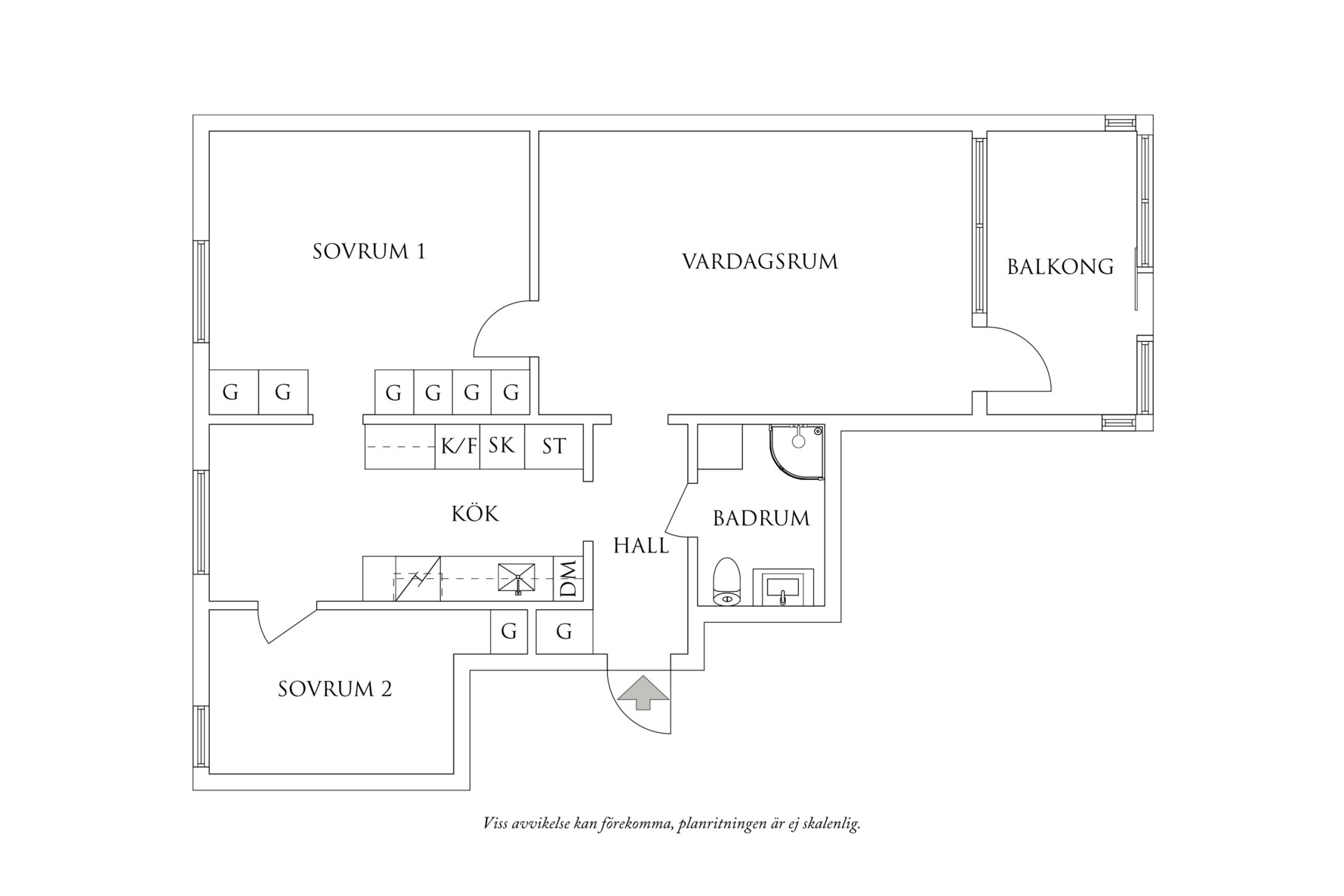 Bostadens disposition