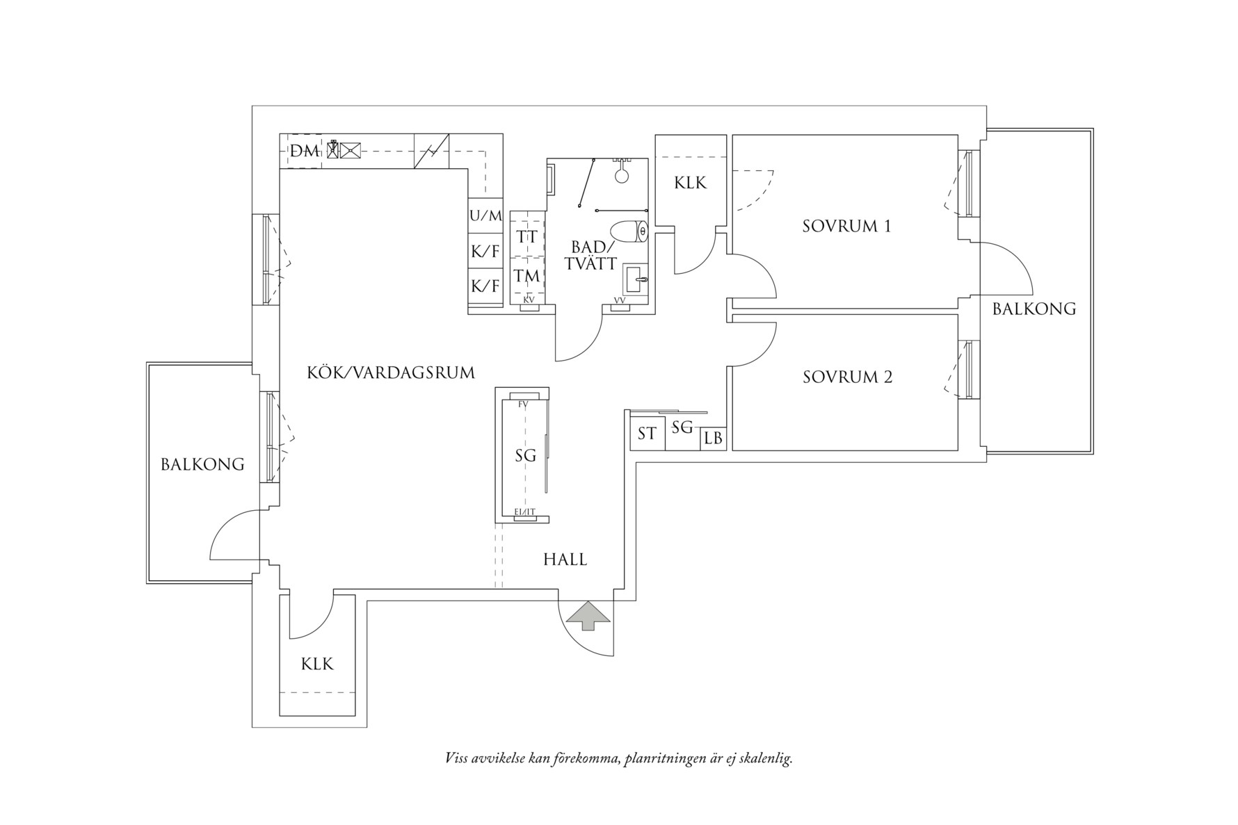 Planritning 1 Ebbe Lieberathsgatan 29B