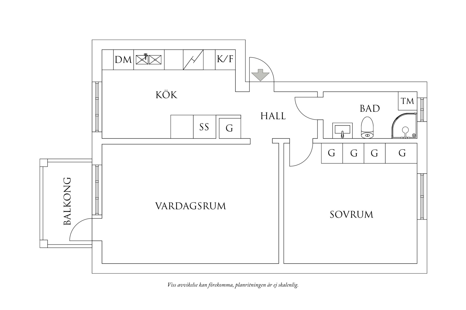 Planritning 1 Stabbegatan 71